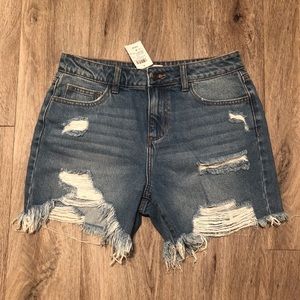 NWT Cello Distressed Denim Shorts